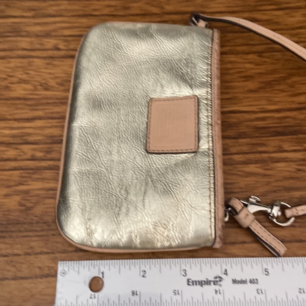 Coach Gold Wristlet Used - Picture 12 of 14